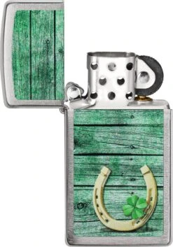 Zippo Slim® Horseshoe Design 15 Zippo Slim® Horseshoe Design -Zippo 49123 Z SP Lighter 1607 PT03