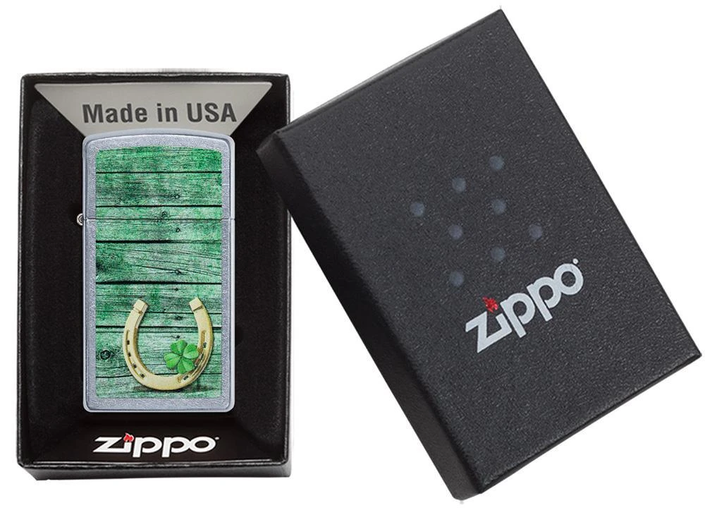 Zippo Slim® Horseshoe Design 7 Zippo Slim® Horseshoe Design - Image 5