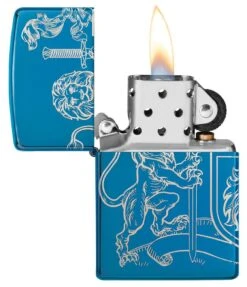 Zippo Medieval Coat Of Arms Design -Zippo 49126 Z SP Lighter 20446 PT02