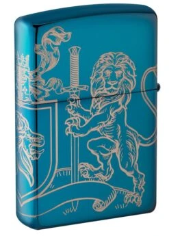 Zippo Medieval Coat Of Arms Design -Zippo 49126 Z SP Lighter 20446 PT06