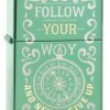 Zippo Follow Your Way Design -Zippo 49161 Z SP Lighter 28129 MAIN