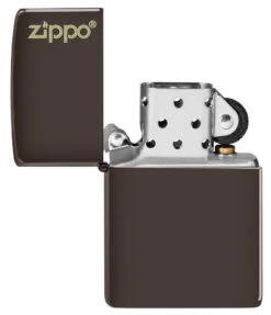 Classic Brown Zippo Logo -Zippo 49180ZL Z SP Lighter 49180 PT03