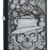 Zippo Gambling Skull -Zippo 49183 Z SP Lighter 218 MAIN