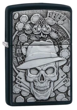 Zippo Gambling Skull