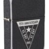 Zippo VE/VJ 75th Anniversary Collectible 1 Zippo VE/VJ 75th Anniversary Collectible -Zippo 49264 Z SP Lighter 1941 Steel Black Crackle MAIN