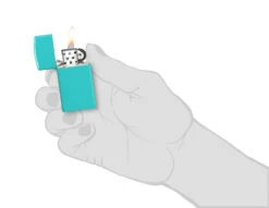 Zippo Slim® Flat Turquoise 11 Zippo Slim® Flat Turquoise -Zippo 49529 Z SP Lighter 49529 PT04