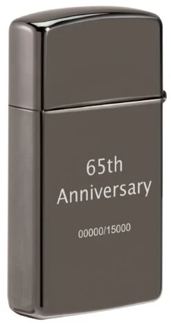 Zippo Slim® 65th Anniversary Collectible 19 Zippo Slim® 65th Anniversary Collectible -Zippo 49709 Z SP Lighter 20492 PT07