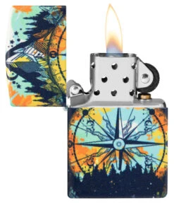 Zippo Compass Design -Zippo 49805 Z SP Lighter 49352 PT02