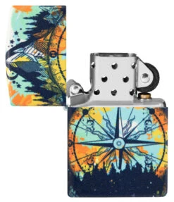Zippo Compass Design -Zippo 49805 Z SP Lighter 49352 PT03
