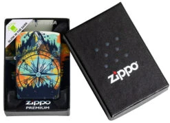 Zippo Compass Design -Zippo 49805 Z SP Lighter 49352 PT05