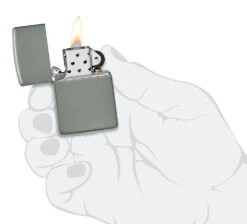 Zippo Classic Sage -Zippo 49843 Z SP Lighter 49843 PT04