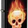 Zippo Flaming Skull Design -Zippo 49925 Z SP Lighter 218 MAIN