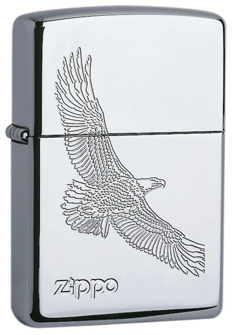 Zippo Eagle Chrome 3 Zippo Eagle Chrome