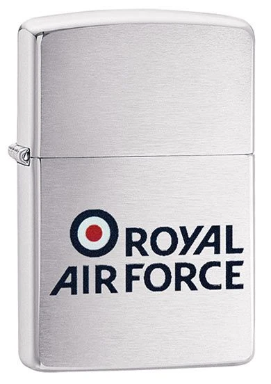Royal Air Force RAF Logo Zippo Lighter In Brushed Chrome 60003642 3 Royal Air Force RAF Logo Zippo Lighter In Brushed Chrome 60003642