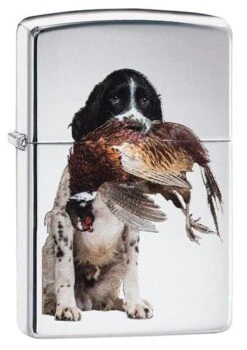 Springer Spaniel Zippo Lighter In Polished Chrome 60003990