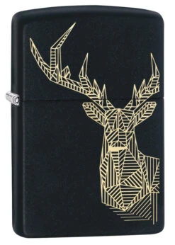 Zippo Stag Geometric Design