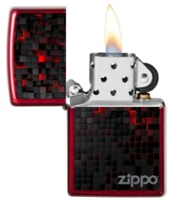 Zippo Black Cubes Design 10 Zippo Black Cubes Design -Zippo 60005312 Z SP Lighter 21063 PT02