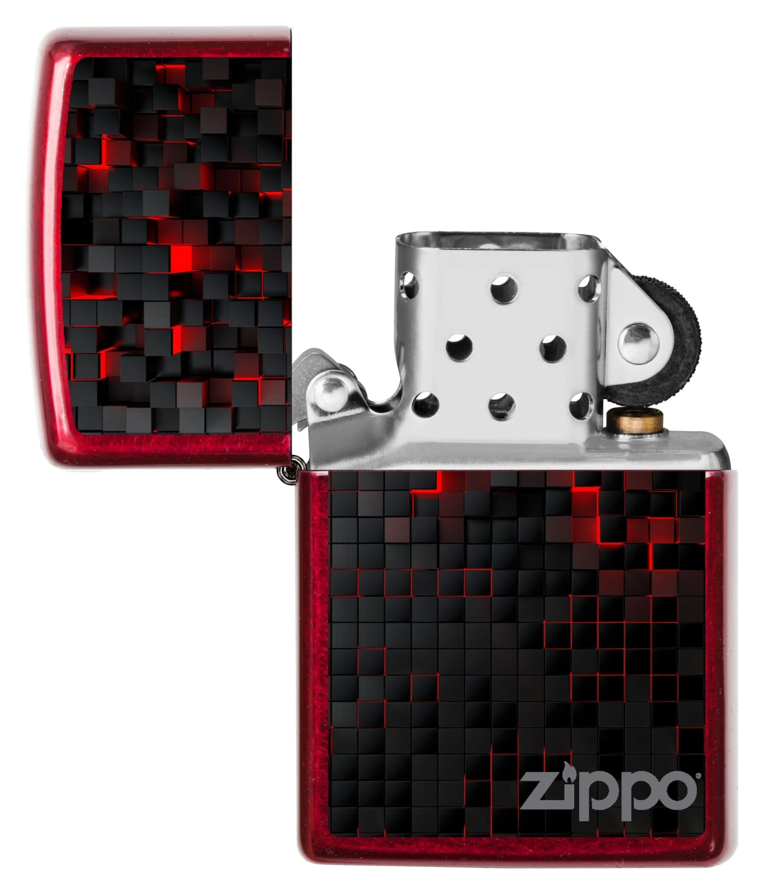Zippo Black Cubes Design 6 Zippo Black Cubes Design - Image 4