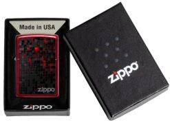 Zippo Black Cubes Design 13 Zippo Black Cubes Design -Zippo 60005312 Z SP Lighter 21063 PT05