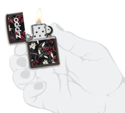 Zippo Floral Design -Zippo 60005316 Z SP Lighter 49180 PT04