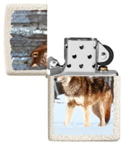 Zippo Wolf In The Snow 12 Zippo Wolf In The Snow -Zippo 60005579 Z SP Lighter 49181 PT03