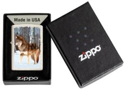 Zippo Wolf In The Snow 13 Zippo Wolf In The Snow -Zippo 60005579 Z SP Lighter 49181 PT05