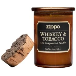 Zippo Spirit Candle - Whiskey & Tobacco -Zippo 70006 Z SP LG Candle PT02