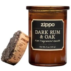 Zippo Spirit Candle - Dark Rum & Oak -Zippo 70007 Z SP LG Candle PT02