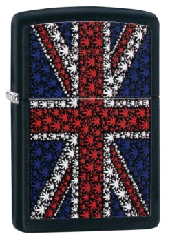 Zippo Union Jack Cannabis Design