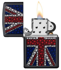 Zippo Union Jack Cannabis Design -Zippo CI410763 Lighter 218 PT02