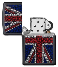 Zippo Union Jack Cannabis Design -Zippo CI410763 Lighter 218 PT03