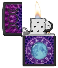 Zippo Glowing Zodiac Design 12 Zippo Glowing Zodiac Design -Zippo CI416395 Z CP Lighter 218 PT02
