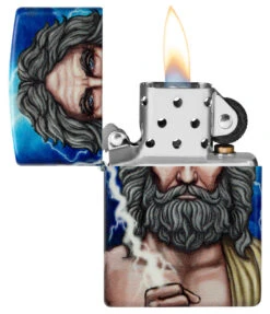 Zippo Greek God Clash Design 17 Zippo Greek God Clash Design -Zippo CI416396 Z CP Lighter 49352 PT02