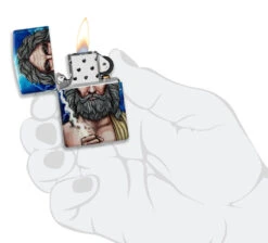 Zippo Greek God Clash Design 18 Zippo Greek God Clash Design -Zippo CI416396 Z CP Lighter 49352 PT04