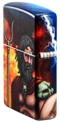 Zippo Greek God Clash Design 16 Zippo Greek God Clash Design -Zippo CI416396 Z CP Lighter 49352 PT08