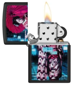 Zippo Cyber Kimono -Zippo CI418231 Z CP Lighter 218 PT02