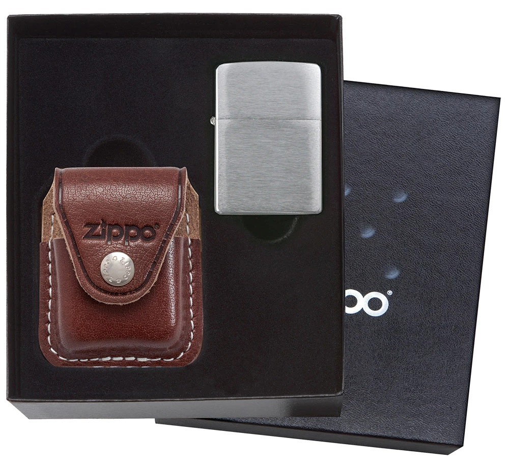 Zippo Classic Lighter Pouch Gift Box 4 Zippo Classic Lighter Pouch Gift Box - Image 2