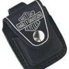 Harley Davidson Black Leather Pouch For Zippo Lighter