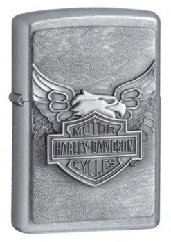 Harley Davidson Street Chrome Iron Eagle Zippo Lighter