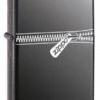 Zipped Black Ice Zippo Lighter 21088
