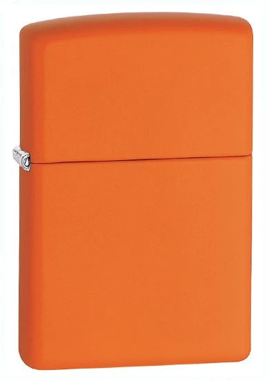 Matte Orange Zippo Lighter (Plain) 231 3 Matte Orange Zippo Lighter (Plain) 231