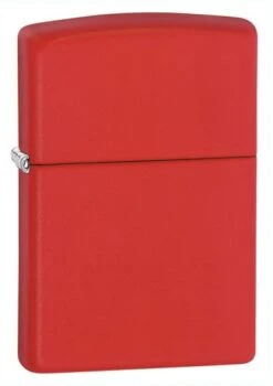 Matte Red Zippo Lighter (Plain) 233
