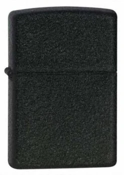 Black Crackle Zippo Lighter 236