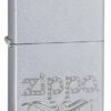 Zippo Scroll Satin Chrome Zippo Lighter 24335