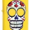 Day Of The Dead Skull Lemon Zippo Lighter 24894 -Zippo httpwww.thelightershop.co .ukimages24894 zippo 1