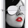 BS Sunglasses Zippo Lighter (Polished Chrome) 28274