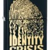 Identity Crisis Zippo Lighter (Matte Black) 28295 -Zippo httpwww.thelightershop.co .ukimages28295 zippo 1