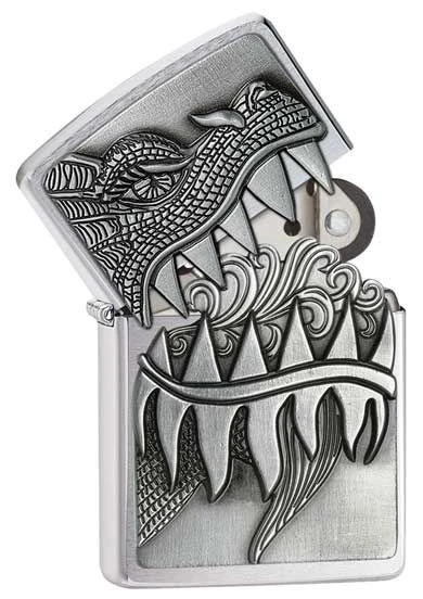 Surprise Fire Breathing Dragon Zippo Lighter 28969 3 Surprise Fire Breathing Dragon Zippo Lighter 28969