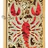 Scorpion Shell Zippo Lighter In Polished Brass 29096 -Zippo httpwww.thelightershop.co .ukimages29096 zippo 1