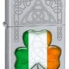 Ireland Flag Shamrock Zippo Lighter 60000977 1 Ireland Flag Shamrock Zippo Lighter 60000977 -Zippo httpwww.thelightershop.co .ukimages60000977 zippo 1